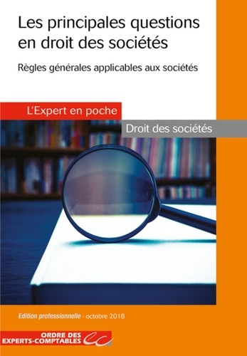 Emprunter Les principales questions en droit des sociétés. 3e édition livre