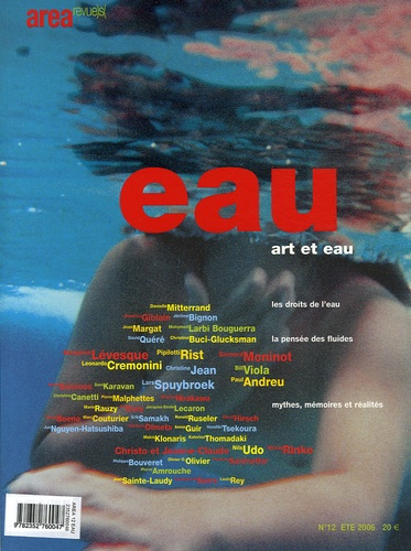 Emprunter Arearevue)s( N° 12, été 2006 : Eau. Art et eau livre