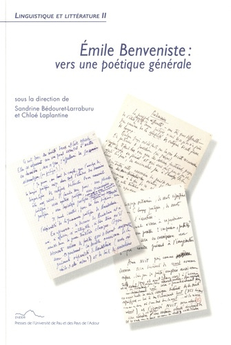 Emprunter EMILE BENVENISTE VERS UNE POETIQUE GENERALE livre