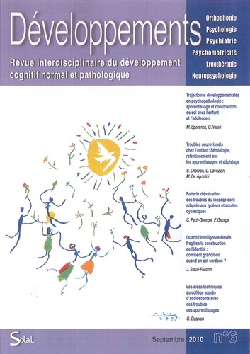 Emprunter Revue interdisciplinaire du développement cognitif normal et pathologique 2010/2 - No 6. Année acadé livre