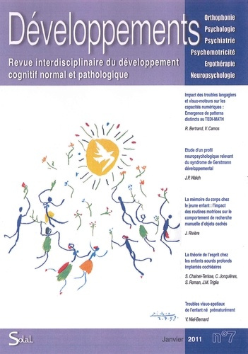 Emprunter Revue interdisciplinaire du développement cognitif normal et pathologique 2010/3 - No 7. Année acadé livre