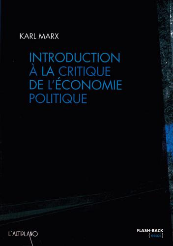 Emprunter Introduction à la critique de l'économie politique livre