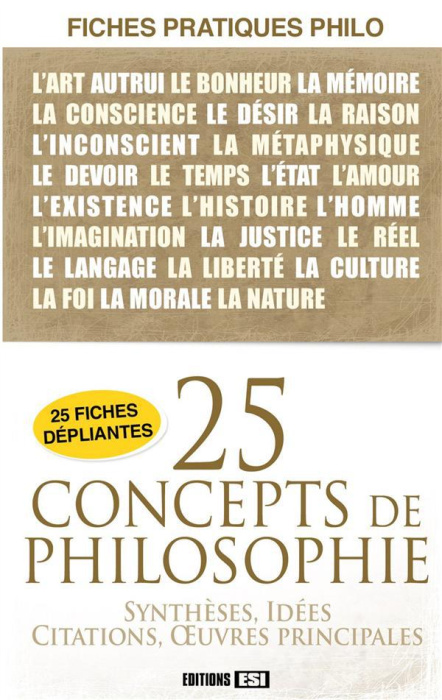 Emprunter 25 concepts de philosophie livre