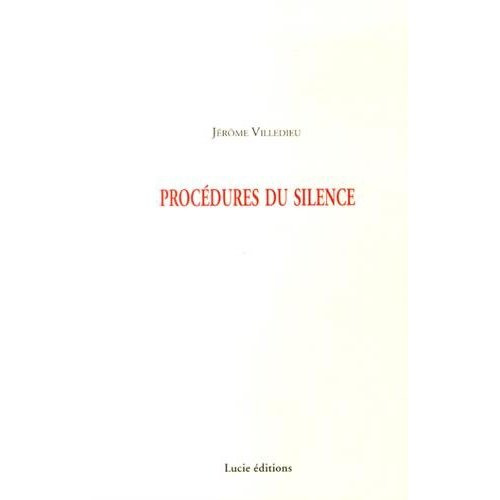 Emprunter Procédures du silence livre