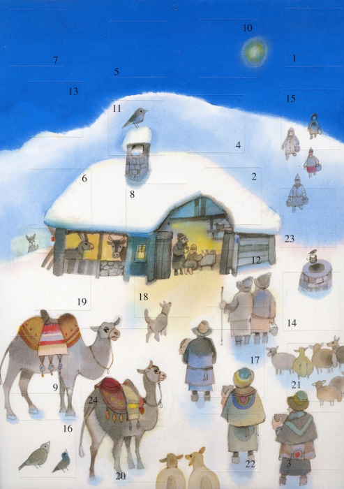 Emprunter Calendrier de l'Avent Nativité sous la neige livre