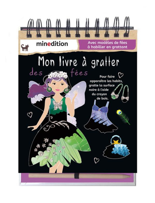 Emprunter Mon livre à gratter des fées. Avec modèles de fées à habiller en grattant - Avec un crayon de bois livre