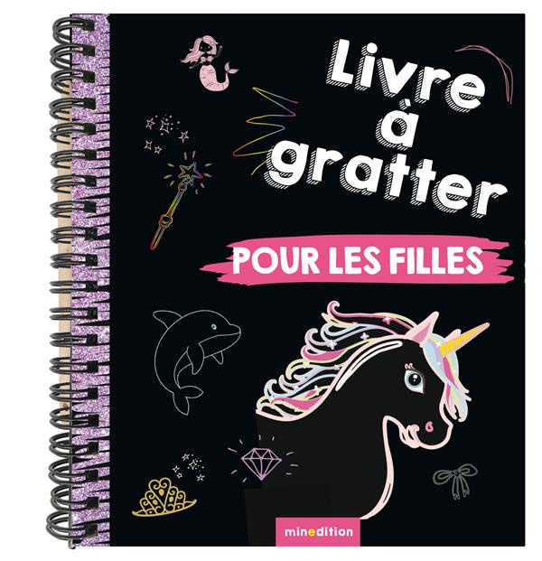 Emprunter Livre à gratter Pour les filles. Avec un crayon en bois livre