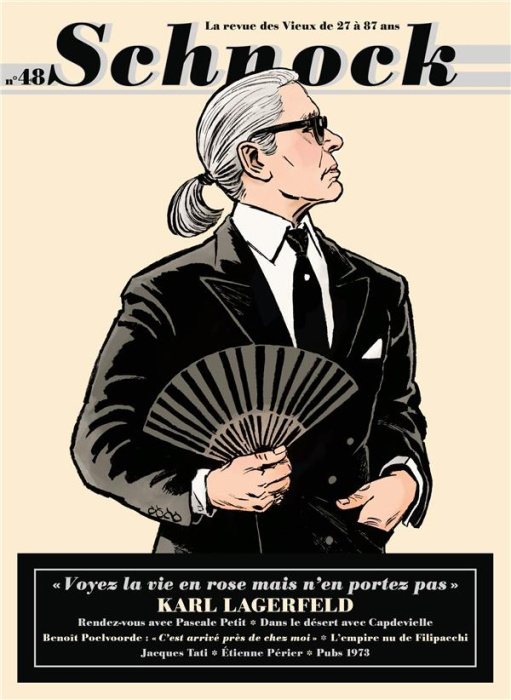 Emprunter Schnock N° 48, automne 2023 : Karl Lagerfeld.