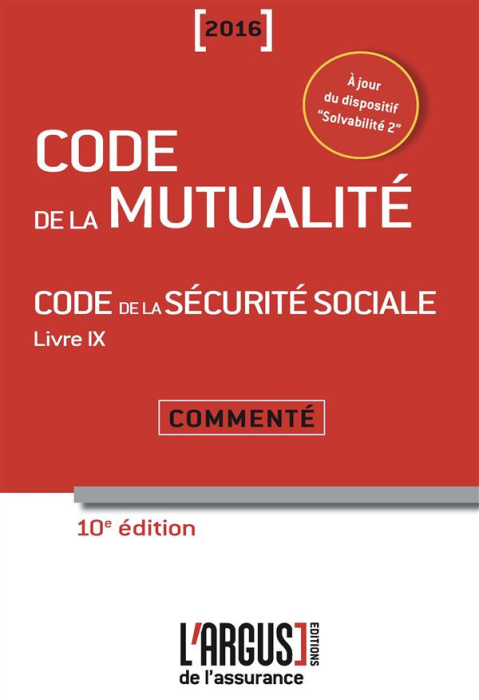 Emprunter CODE DE LA MUTUALITE 2016 10EME EDITION livre