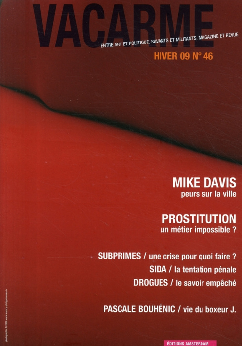 Emprunter Vacarme N° 46, hiver 2009 livre