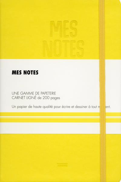 Emprunter Carnet simili cuir jaune livre