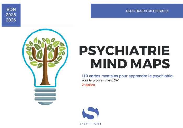 Emprunter Psychiatrie mind maps. 110 cartes mentales pour apprendre la psychiatrie, 2e édition livre