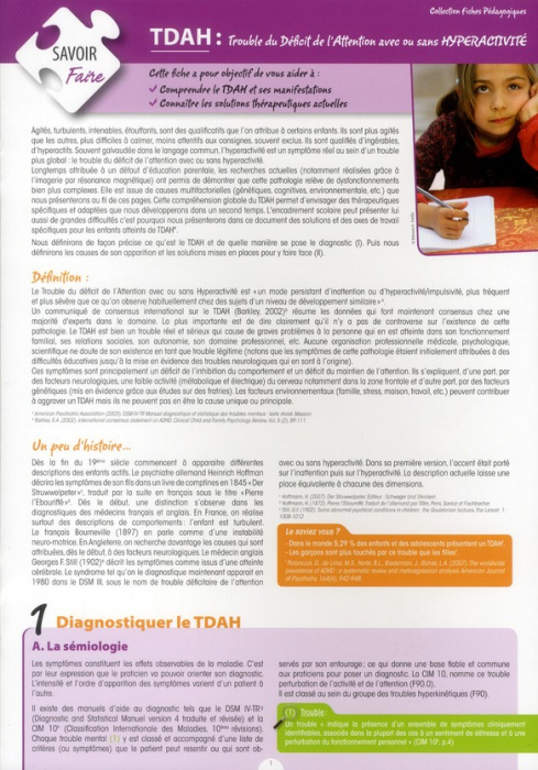 Emprunter TDAH : Trouble du déficit de l'attention avec ou sans hyperactivité livre