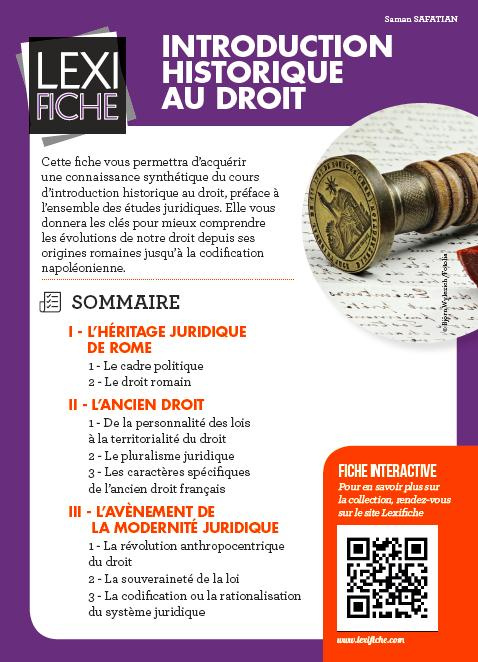 Emprunter Introduction historique au droit livre