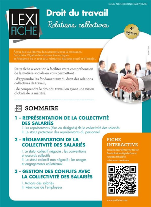 Emprunter Droit du travail. Relations collectives, 4e édition livre