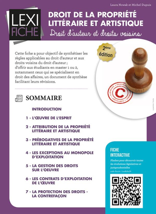 Emprunter Droit de la propriété littéraire et artistique. Droit d'auteur et droits voisins, 2e édition livre