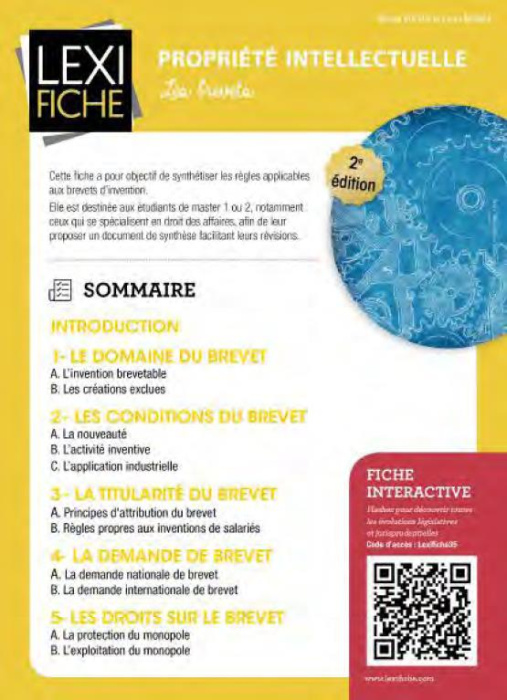 Emprunter Propriété intellectuelle. Les brevets, 2e édition livre