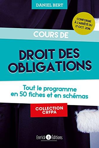 Emprunter Cours de droit des obligations livre