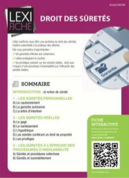 Emprunter Droit des sûretés livre