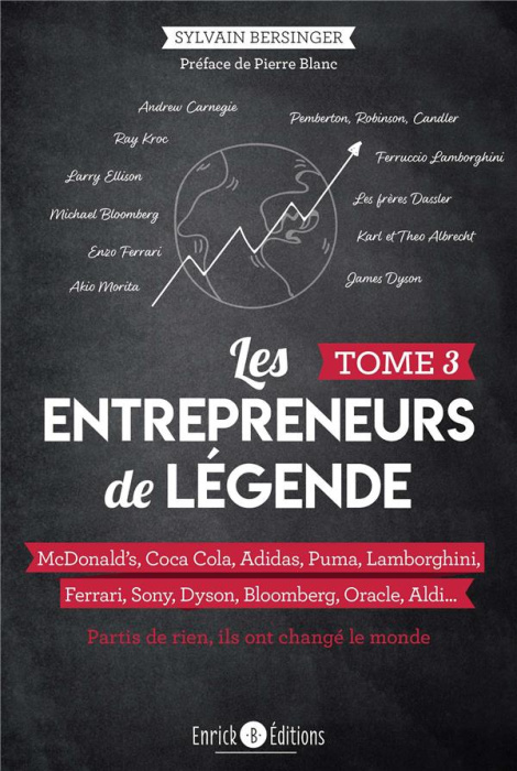 Emprunter Les entrepreneurs de légende. Tome 3, McDonald's, Coca Cola, Adidas, Puma, Lamborghini, Ferrari, Son livre