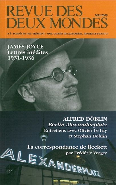 Emprunter Revue des deux Mondes N° 5, Mai 2009 : James Joyce. Lettres inédites 1931-1936 livre