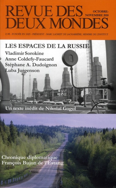 Emprunter Revue des deux Mondes Octobre-Novembre 2010 : Les espaces de la Russie livre