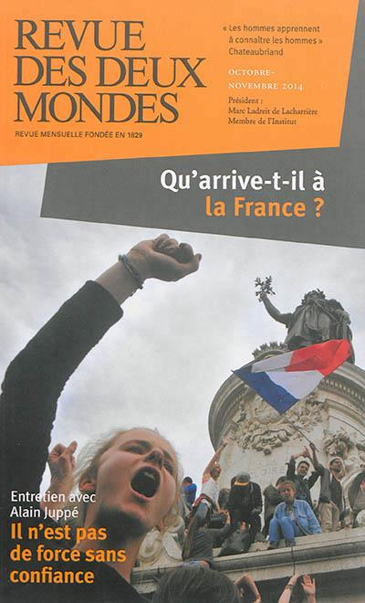 Emprunter Revue des deux Mondes Octobre-Novembre 2014 : Qu'arrive-t-il à la France ? livre