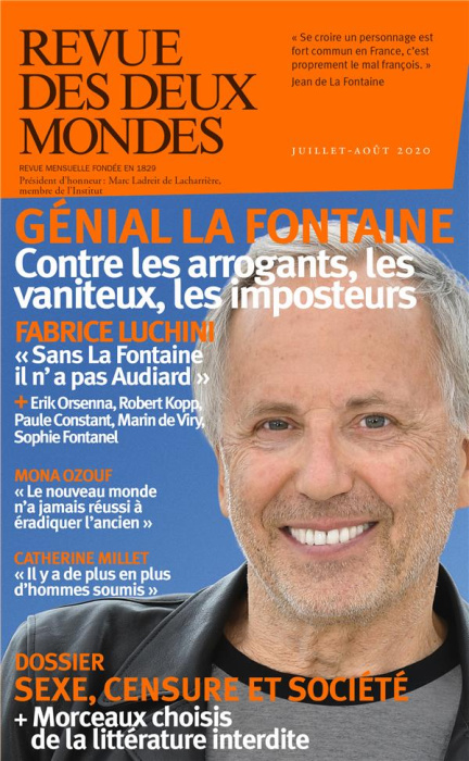 Emprunter Revue des deux Mondes Juillet-août 2020 : La Fontaine ; Sexe, censure et société livre