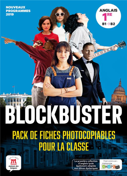 Emprunter Anglais 1re B1-B2 Blockbuster. Pack de fiches photocopiables pour la classe livre