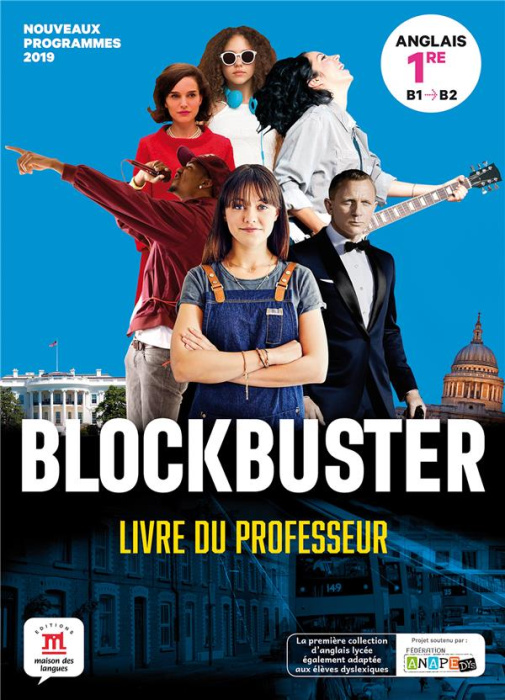 Emprunter Anglais 1re Blockbuster. Livre du professeur, Edition 2019 livre