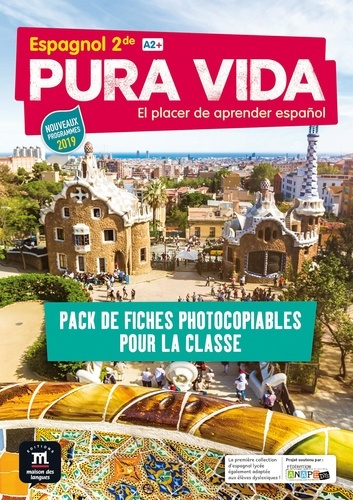 Emprunter Espagnol 2de A2 Pura vida. Pack de fiches photocopiables pour la classe, Edition 2019 livre