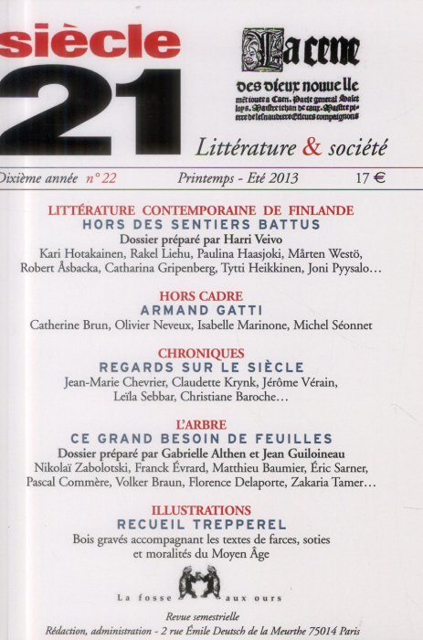 Emprunter Siècle 21 N° 22, printemps-été 2013 livre