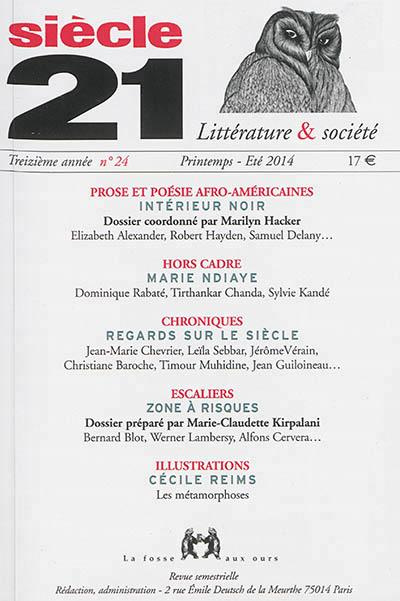 Emprunter Siècle 21 N° 24, Printemps-Eté 2014 : Prose et poésie afro-américaines livre