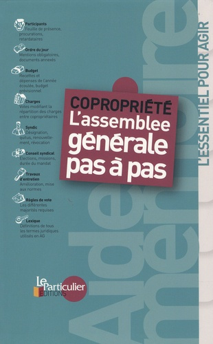 Emprunter COPROPRIETE : L'ASSEMBLEE GENERALE PAS A PAS livre