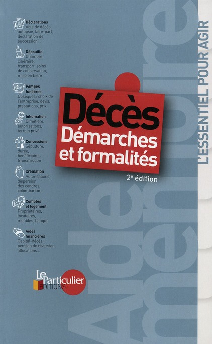 Emprunter DECES. DEMARCHES ET FORMALITES livre