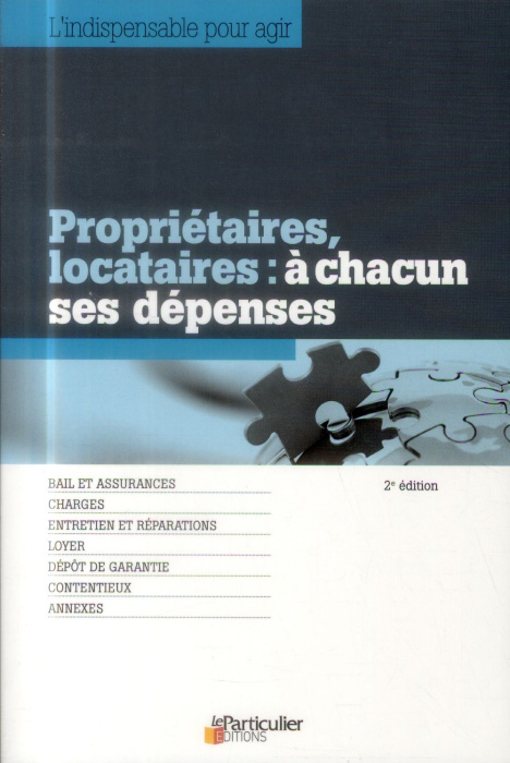 Emprunter PROPRIETAIRES LOCATAIRES A CHACUN SES DEPENSES livre