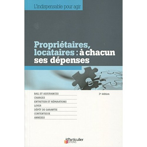Emprunter PROPRIETAIRES LOCATAIRES A CHACUN SES DEPENSES livre