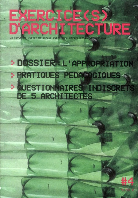 Emprunter Exercice(s) d'architecture N° 4 : L'appropriation livre