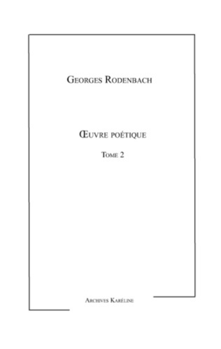 Emprunter Oeuvre poétique Tome 2 livre