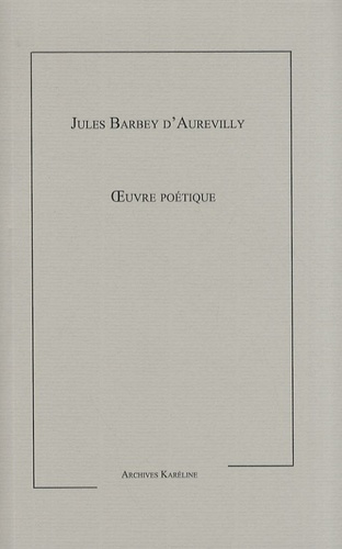 Emprunter Oeuvre poétique. (Poëmes) livre