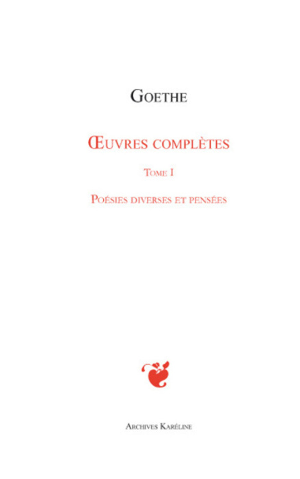 Emprunter Oeuvres complètes. Tome 1, Poésies diverses et pensées livre