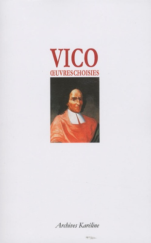 Emprunter Oeuvres choisies de Vico. Edition revue et corrigée livre