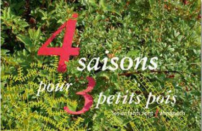 Emprunter 4 saisons pour 3 petits pois. Les enfants font 1 almanach livre