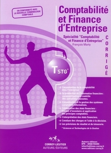 Emprunter Comptabilite et finance d'entreprise. corrige. pochette. term stg specialite com livre