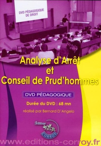 Emprunter ANALYSE D'ARRET ET CONSEIL DE PRUD'HOMME - DVD-ROM livre