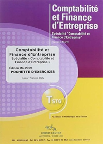 Emprunter COMPTABILITE ET FINANCE D'ENTREPRISE. POCHETTE EXERCICES - TERM STG SPECIALITE COMPTABILITE ET FINAN livre