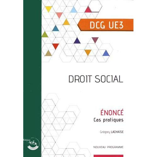Emprunter Droit social DCG 3. Enoncé, cas pratiques, Edition 2019-2020 livre