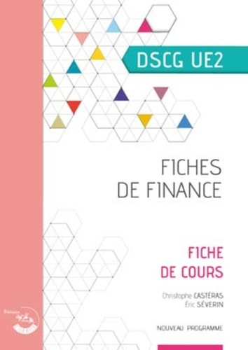 Emprunter Finance DSCG 2. Fiches de cours, Edition 2019-2020 livre