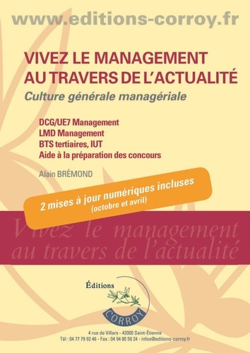 Emprunter Vivez le management au travers de l'actualité. Culture générale managériale, Edition 2020-2021 livre