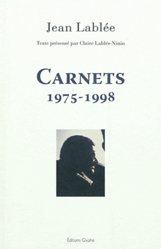 Emprunter Carnets. 1975-1998 livre